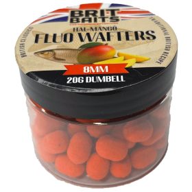 BritBaits Fluo Wafters Dumbell Hal-Mangó 8mm