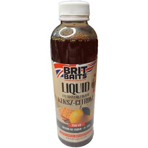 BritBaits Liquid Keksz-Citrom 250 ml
