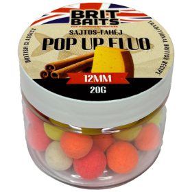 BritBaits Pop Up fluo 4xColor Mix Sajtos-Fahéj 12 mm