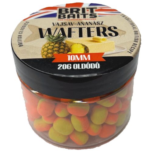 BritBaits Wafters Oldódó Vajsav-Ananász 10mm