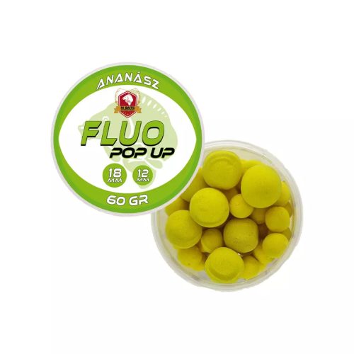 M Baits Fluo Pop Up Ananász 18-12 mm