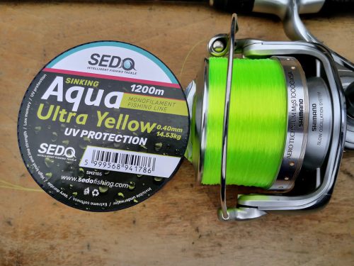 Sedo Aqua Ultra Yellow Monofil Horgász Zsinór 0.20mm, 300m, 3.91kg