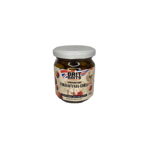 BritBaits Horgász Tigrismogyoró lében fokhagyma-chili 220ml