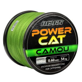   Nevis Power Cat Camou Fonott Horgász Zsinór 0.60mm, 600m, 54kg