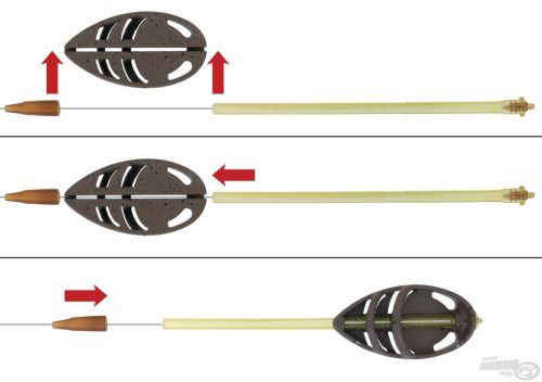 Haldorádó QC Arrow Method Feeder kosár 40gr