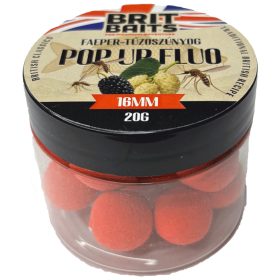 BritBaits Pop Up fluo Faeper-Tűzőszúnyog 16 mm