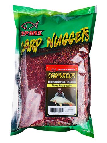 Top Mix Carp Nuggets Etetőanyag Fűszeres Máj 1kg