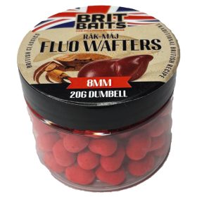 BritBaits Fluo Wafters Dumbell Rák-Máj 8mm