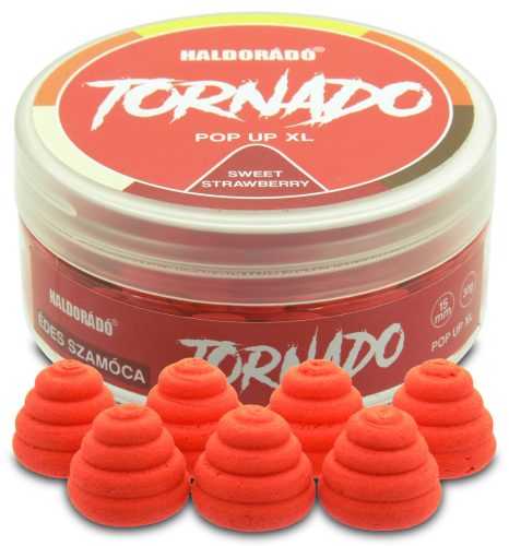 Haldorádó Tornado Pop Up XL Édes Szamóca 15 mm