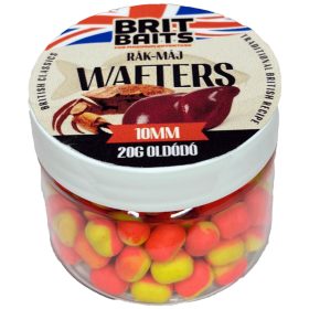 BritBaits Wafters Oldódó Rák-Máj 10mm