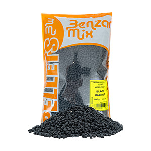 Benzar Mix Micro Pellet Fekete-Halibut 3,5mm 800gr