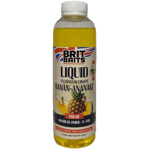 BritBaits Liquid Banán-Ananász 250 ml