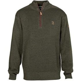 Percussion Bouton Magas Nyakú Pulóver, cipzáros 2XL