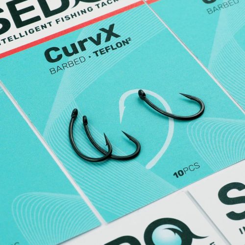 Sedo CurvX teflon bevonatú horog 6-os