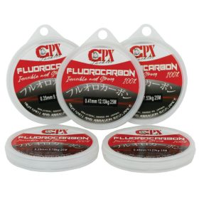CPX Fluorocarbon Monofil Előkezsinór 0.45mm, 25m, 13.23kg