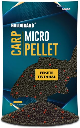 Haldorádó Micropellet Fekete Tintahal 600gr