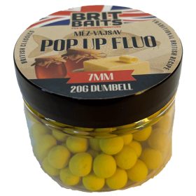 BritBaits Pop Up fluo Méz-Vajsav 7mm