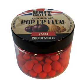 BritBaits Pop Up fluo Kagyló-Szilva 7 mm