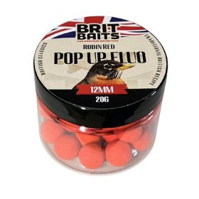 BritBaits Pop Up fluo Robin Red 12 mm