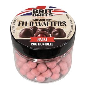 BritBaits Fluo Wafters MonCherry 8mm