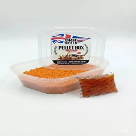   BritBaits Mikropellet Box Halibut-Mangó 400gr 2mm pellet+100ml Power Liquid