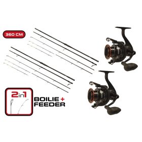   CARP EXPERT MAX2 BOT DOUBLE TIP 360 MAX2 DT 6000 ORSÓVAL DUOPACK