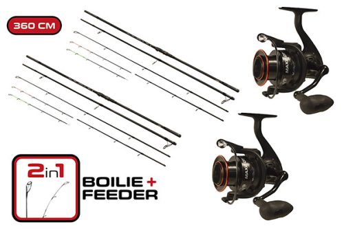 CARP EXPERT MAX2 BOT DOUBLE TIP 360 MAX2 DT 6000 ORSÓVAL DUOPACK