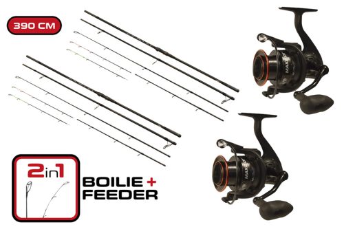 CARP EXPERT MAX2 BOT DOUBLE TIP 390 MAX2 DT 6000 ORSÓVAL DUOPACK
