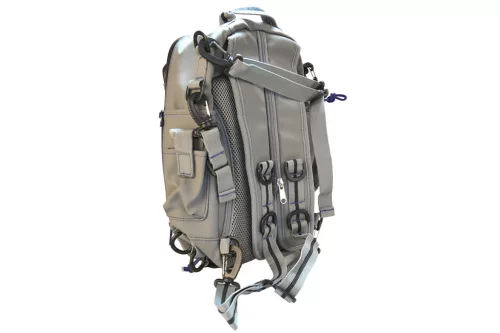 MUSTAD GAME TIME SLING PACK - TACKLE - MULTI GRAY/BLUE