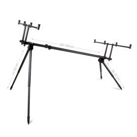 Alcatraz Rod Pod Black