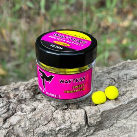   Feedermania Wafters Twisted Boilies&Barrels - 10 mm, Sweet Pineapple