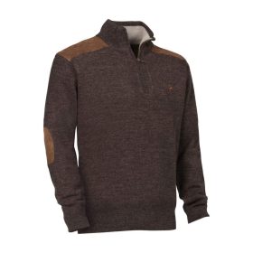 Verney-Carron Pull Fox Zippe Pulóver, barna - 4XL-es méret