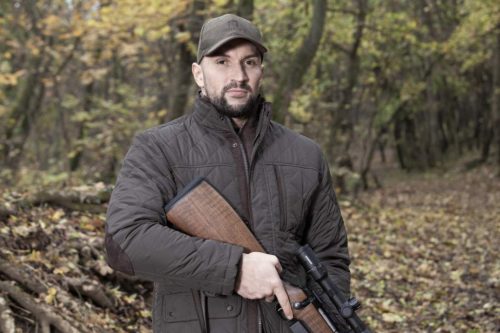 Percussion Stalion Férfi Átmeneti Kabát, barna - L-es méret