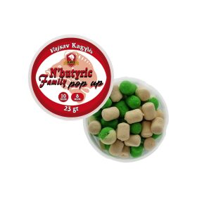   M Baits N'Butyric Family Pop Up 8-10mm 23g Vajsav Kagyló