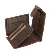 GreenDeed férfi pénztárca vadászbőr barna
