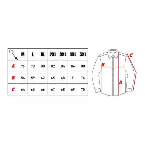 M-Tramp Herne hosszú ujjú ing, férfiaknak, zöld 3XL-es méret