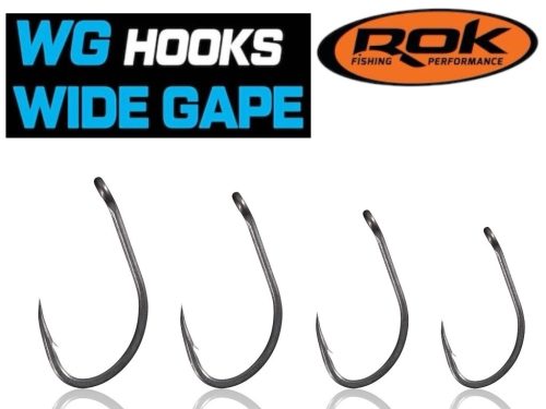 ROK WIDE GAPE tefon horog, szakállas 4-es méret