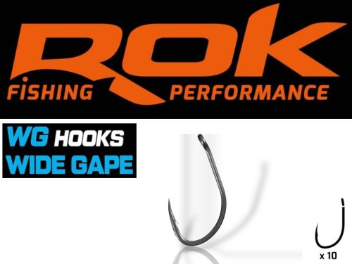 ROK WIDE GAPE tefon horog, szakállas 6-os méret