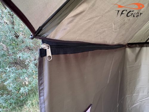 TF GEAR - COMPACT Square Umbrella, sátras ernyő, nyitott - 2,5m